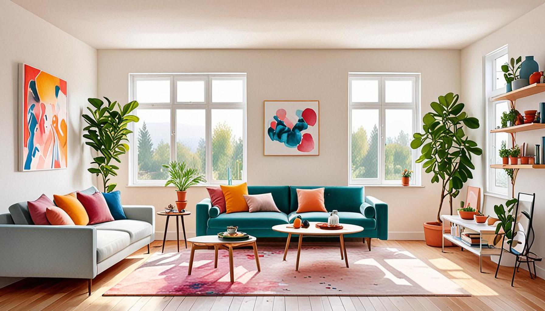 Reinventing Common Spaces: Minimalist Strategies for Efficiency in Living Rooms and Kitchens